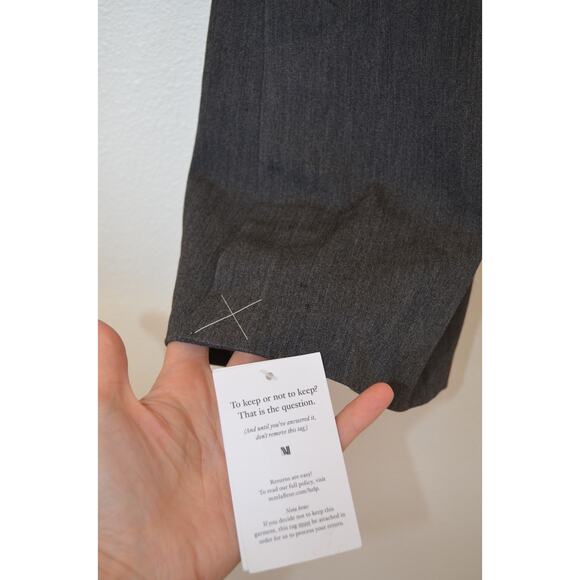 MM Lafleur Clooney 2.0 Pant Light Twill Charcoal Size 10 - Picture 5 of 6